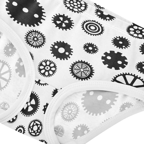 Gear Black and White Toddler Girls's Underwear 2T 23031884