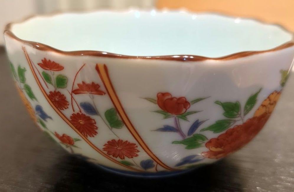 有田焼 小鉢揃 10客 深皿 皿 和柄 木箱 箱入