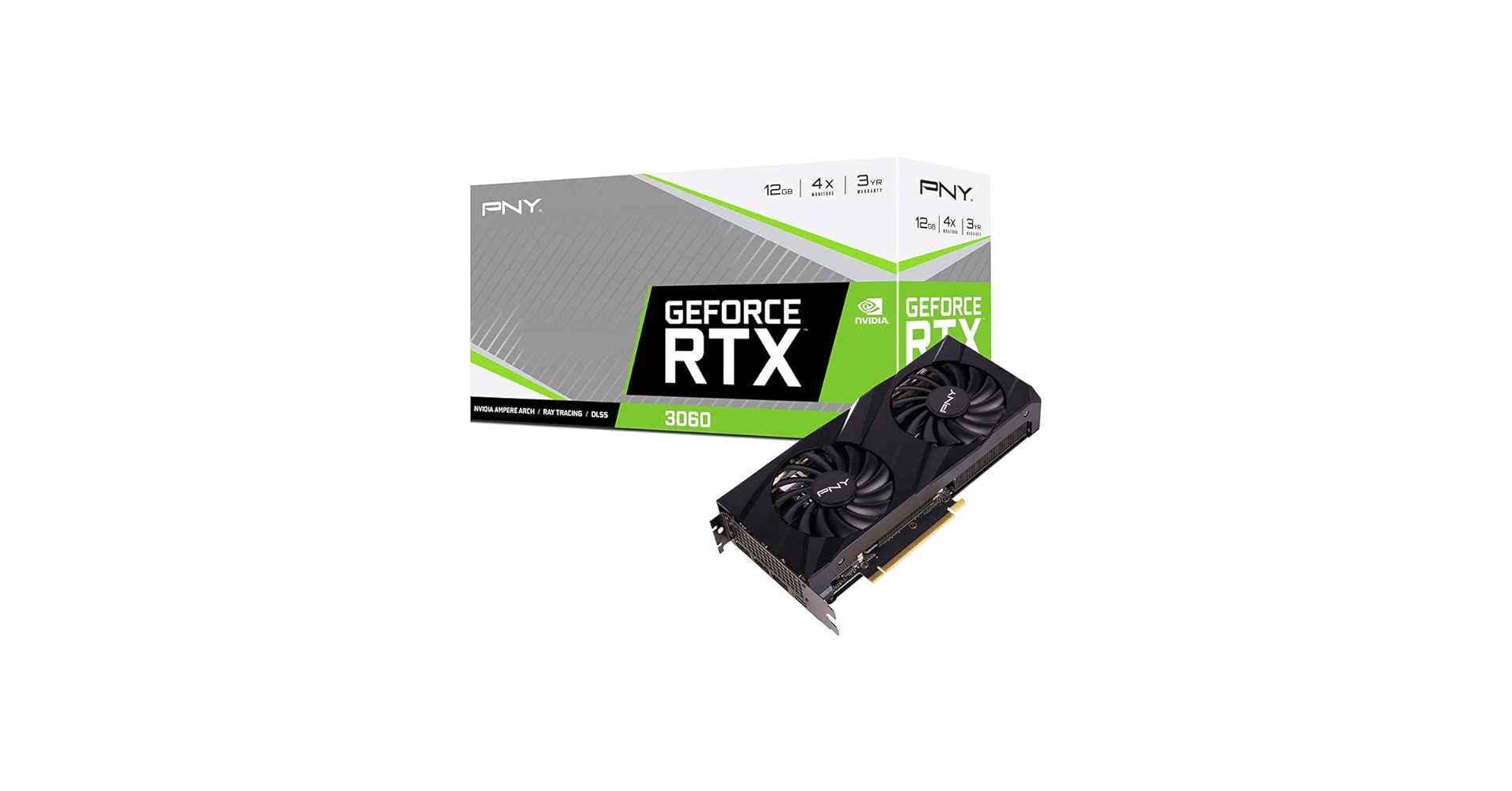 Amazon.com: PNY GeForce RTX™ 3060 12GB Verto Dual Fan