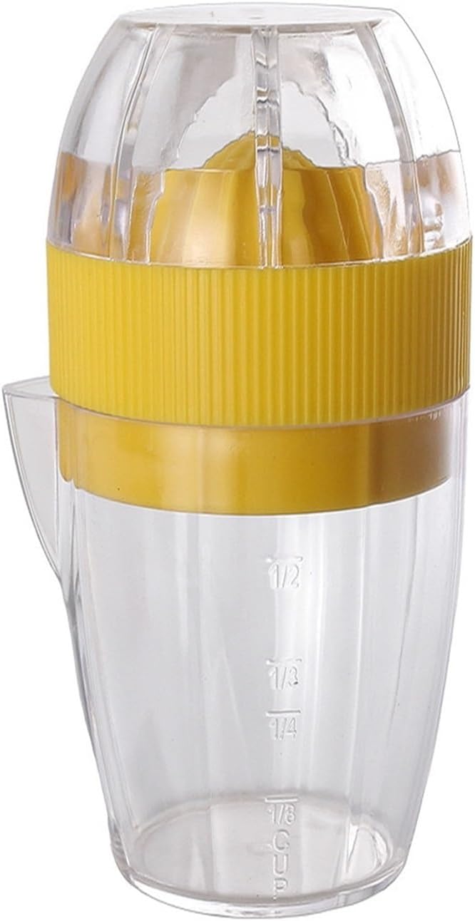 Juicer, Multifunctional Manual Juicer With,Compatible With Lemon,Lime,Orange,Home,Office & Camping Kitchen Gadgets 1Pc(Yellow)