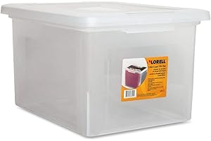 Lorell Clear Plastic Hanging File Organizer