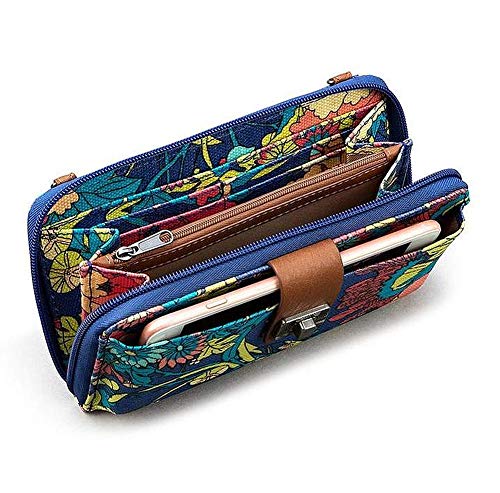 Image of Sakroots Smartphone Crossbody Purse - Women's Cellphone Bag & Wallet For Everyday - Convertible Wristlet With Zipper
