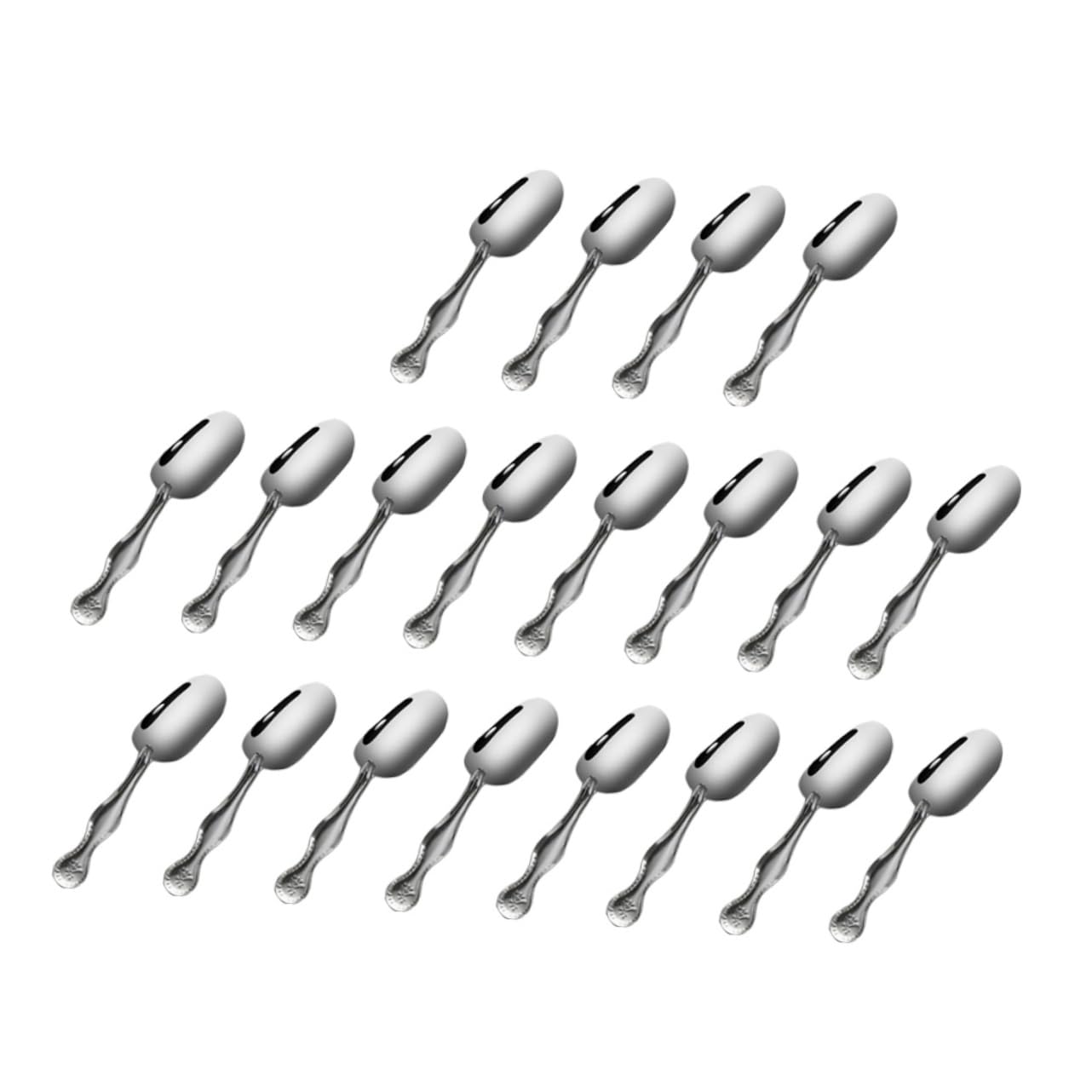 HAKIDZEL 30Pcs Tea Leaf Spoons Ergonomic Kung Fu Tea Scoops for Loose Leaf Tea Easy to Clean Practical Kitchen Accessory for Housewarming