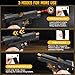 Tcxomino Automatic Shell Ejecting Toy Gun for Age 8-13+ Years Old Boys, Fidget & Shooting Game, Realistic Toy Pistol with 120 Soft Bullets, 18 Shells & 2 Magazines, Ideal Gift for Kids Adults (Black)