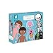 Janod - Juego de 4 puzzles gigantes sobre el cuerpo humano - 50, 75 y 100 piezas - Tarjetas educativas en 12 idiomas - Descubrimiento del cuerpo humano - A partir de 5 años, J02681