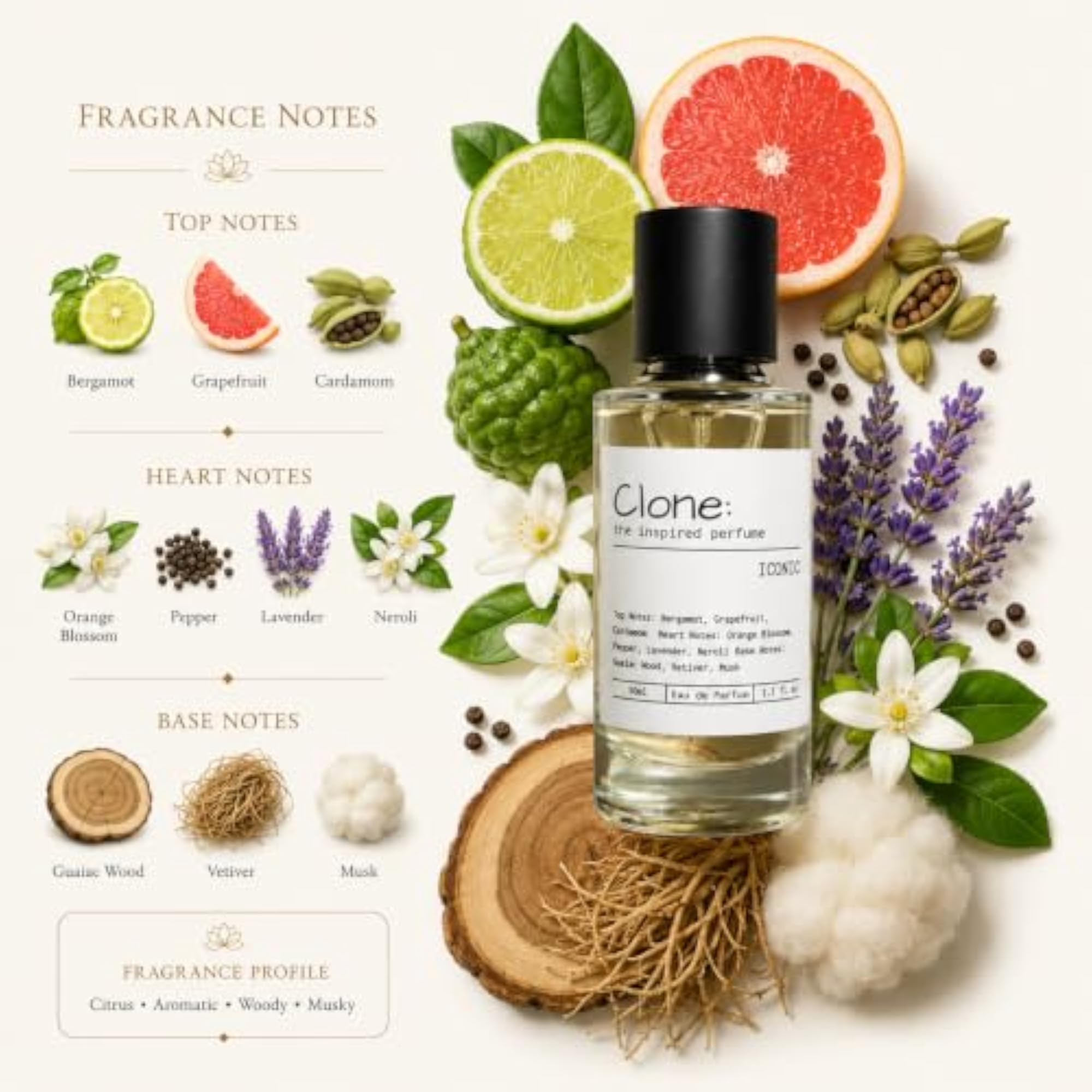 Clone Iconic Eau De Parfum for Men, 100ml