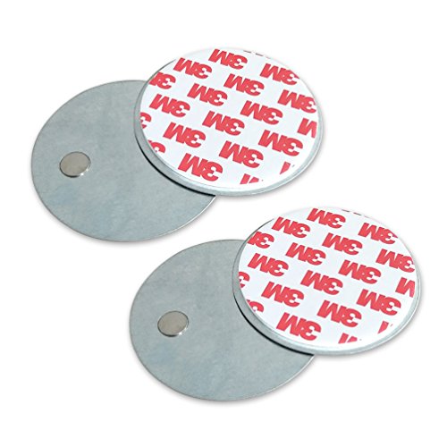 4u00a0vwin acoplamiento magnético Soporte para montaje en techo entrada de seguridad alarma timbres inalámbricos o sensores de movimiento fácil instalación [2u00a0paquetes]