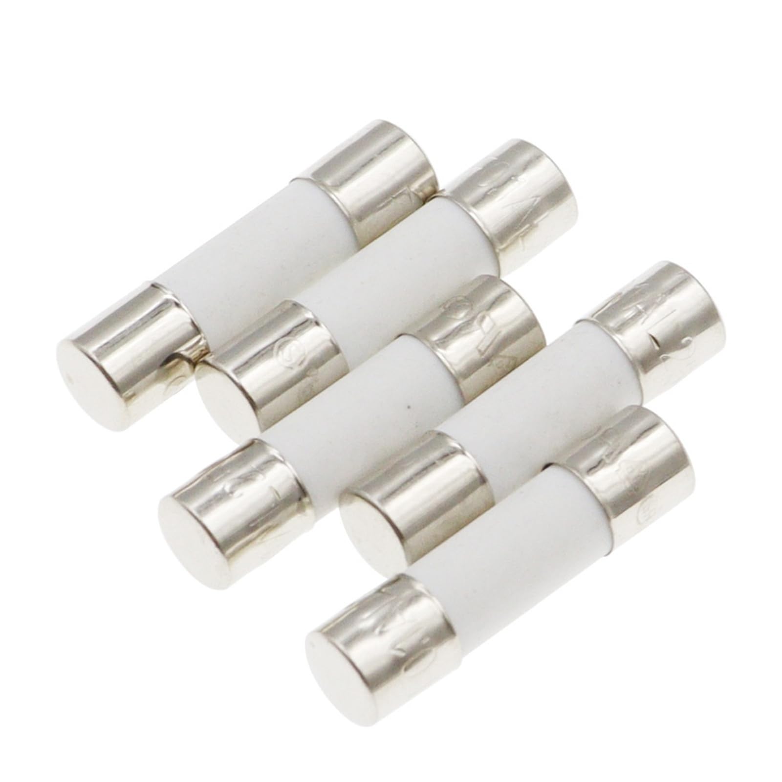 Ceramiczny bezpiecznik szybkiego działania 5x20 mm 6x30 mm 250 V 16 A 20 A 25 A 30 A do samochodu 10 sztuk (5 x 20 mm, Quick break F,30A)