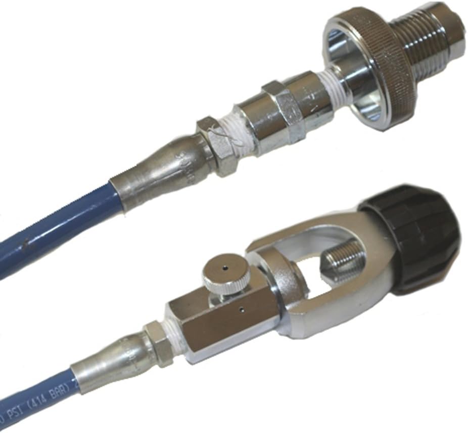 JCS Tank Air Equalizer - Din to Yoke Crossover Assembly, 3 Feet