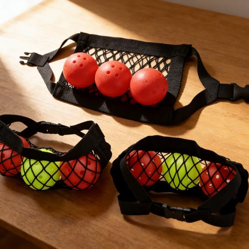 Bolsa de pickleball de malla transpirable y diseño compacto para guardar accesorios 6