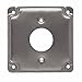 RACO (2x 10-Packs) - 4 in. Square Cover, Exposed Work, 1.406 in. dia. Receptacle (20 Total) 801C