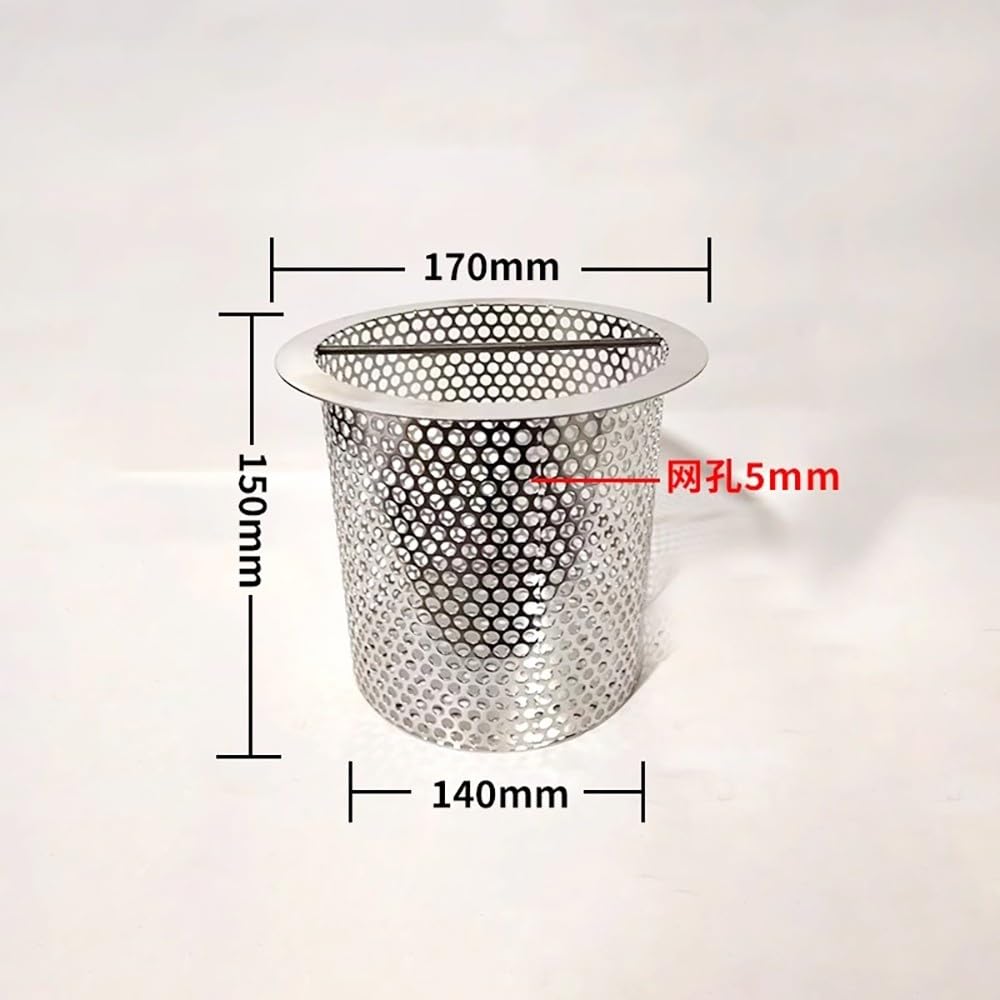 Filtre Drain Salle de Bain INOX 304 Attrape Cheveux 1 pièce