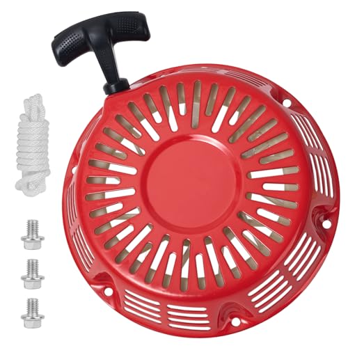 Automost GX390 Pull Start Assembly Recoil Starter for Honda GX340 GX390 11hp 13hp 420cc Engine Parts Generator Pressure Washer Lawn Mower Pull Cord Replacement