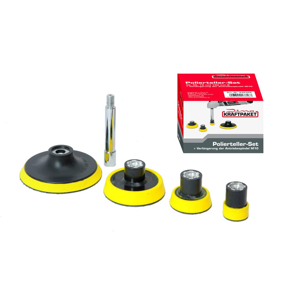 Plateau support M10 avec rallonge 80 mm pour atteindre les zones difficiles en polissage