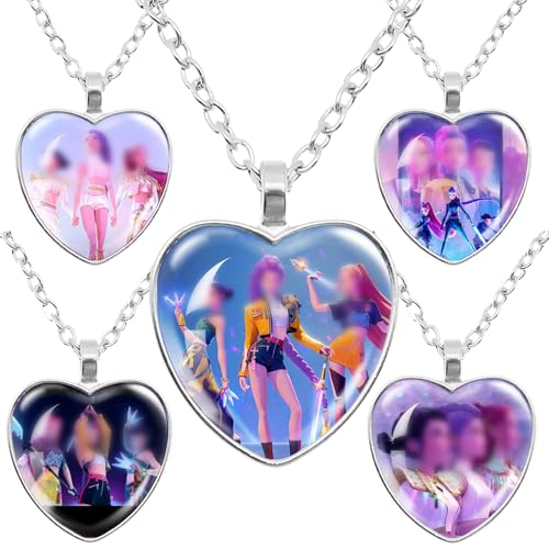 ZXTGBQ 5pcs Collar de demonio, collar de mujer, accesorios de