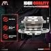 MAYASAF 513084 Front Wheel Hub Bearing Assembly 5 Lugs w/ABS for Jeep 1991-98 Cherokee 4x4, 1990-92 Comanche 4x4, 1993-98 Grand Cherokee, 90-95 Wrangler, 1990 Wagoneer/Cherokee, 93 Grand Wagoneer