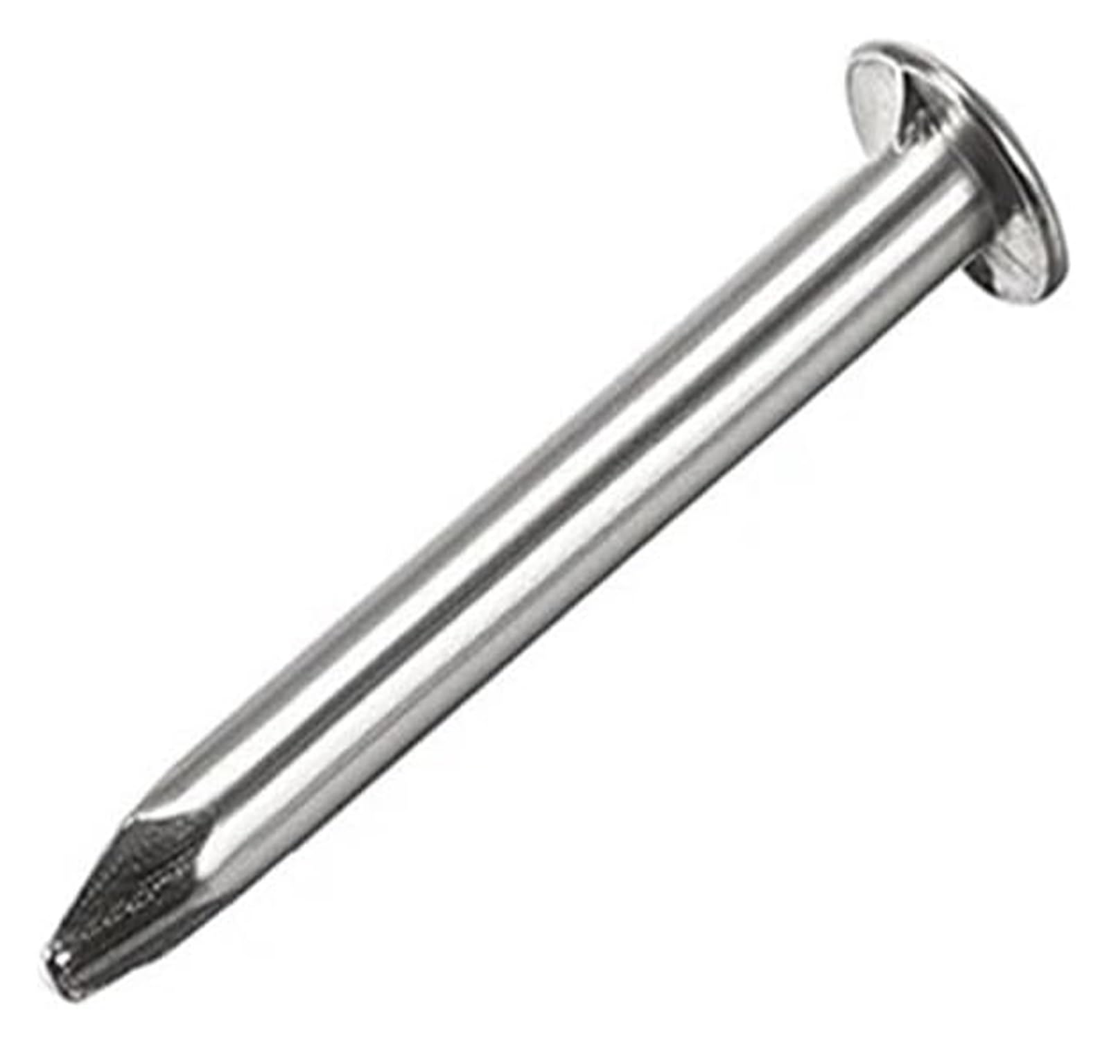 Małe mosiężne gwoździe, 500 szt. 1,4 x 13 mm, stalowe, małe, okrągłe, okrągłe gwoździe do skrzynek na biżuterię