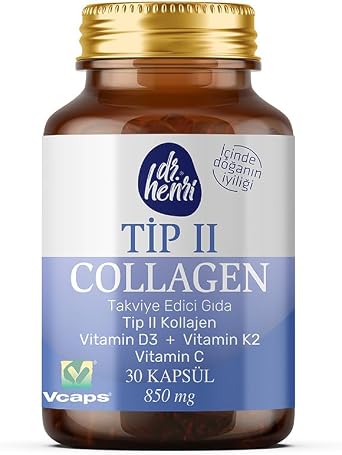 Tip 2 Kollajen, C Vitamini, D3 & K2 30 Kaps l