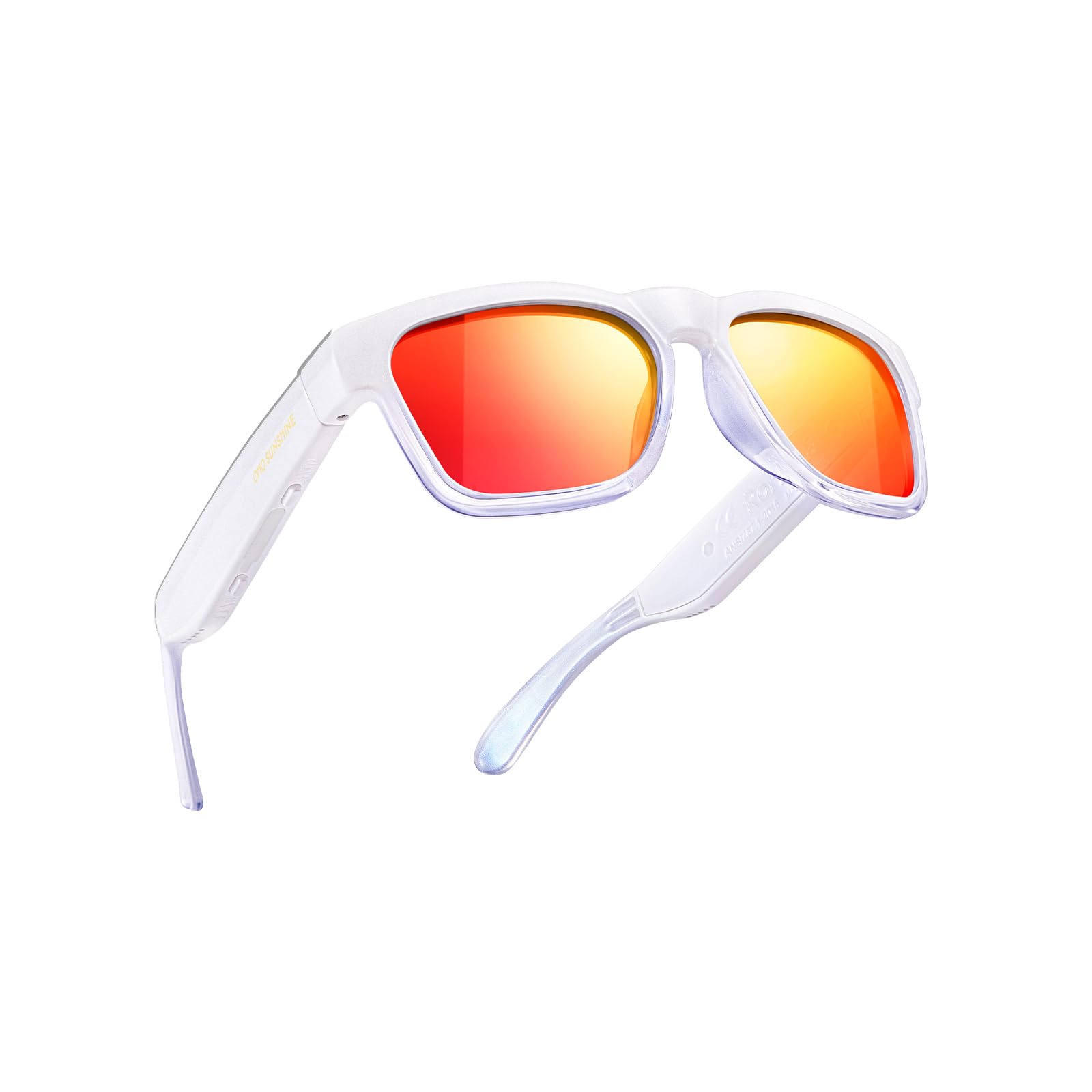 OhO Open Ear Smart Glasses, UV400 Z87.1 Lightweight Bluetooth Sunglasses