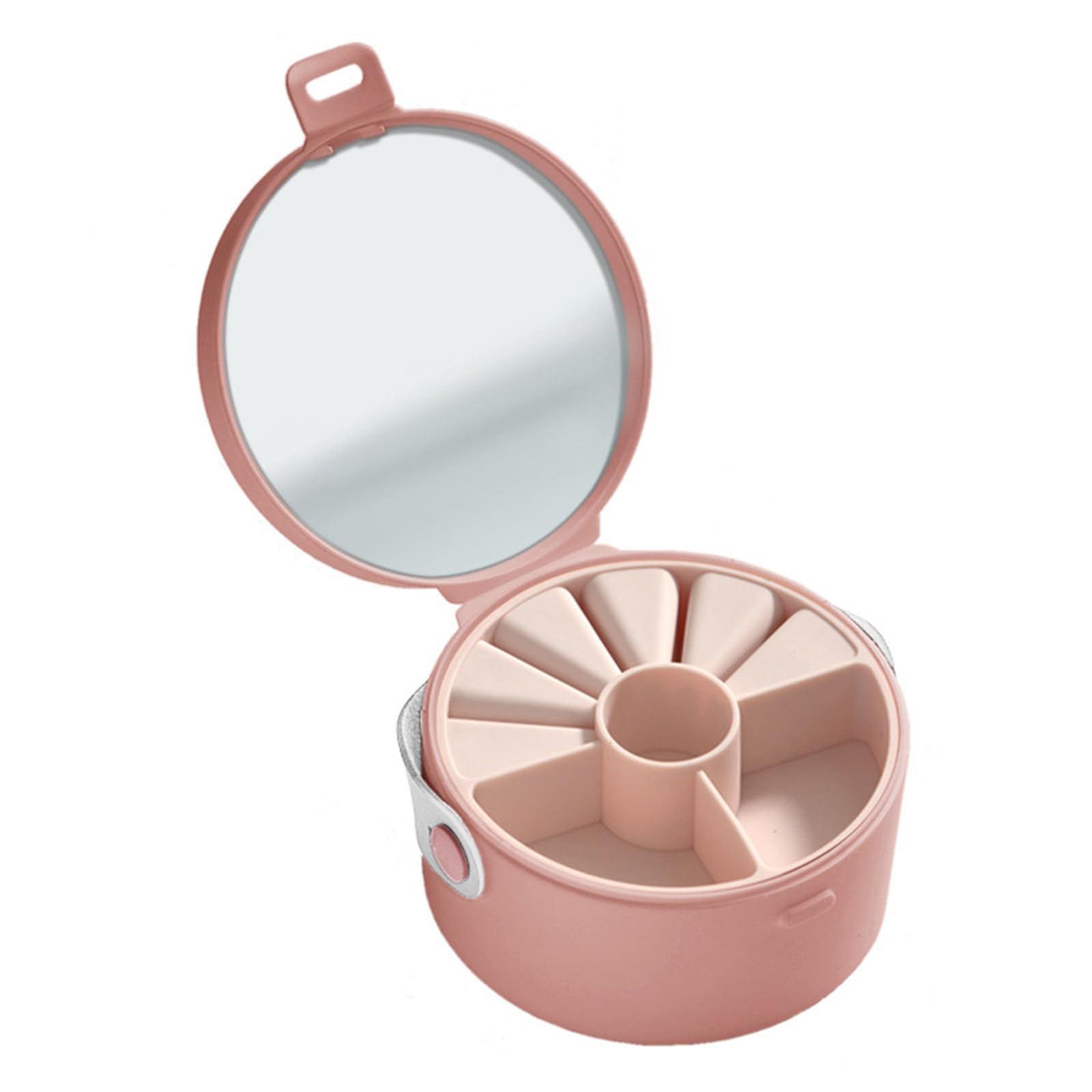 Hsioluted Jewelry Storage Box Portable Double Layer Jewelry Box with Sturdy Materials for Safe Storage Travel