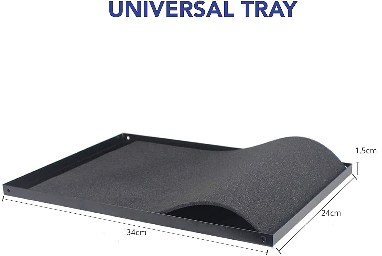 Drsn Plateau de Support de Projecteur pour Trépied - 34 * 24cm - avec Vis de 1/4" à 3/8", pour Scènes, Salles de Conférence, Plein Air, Salles de Classe, Salles de Lecture (Seule Plateau)