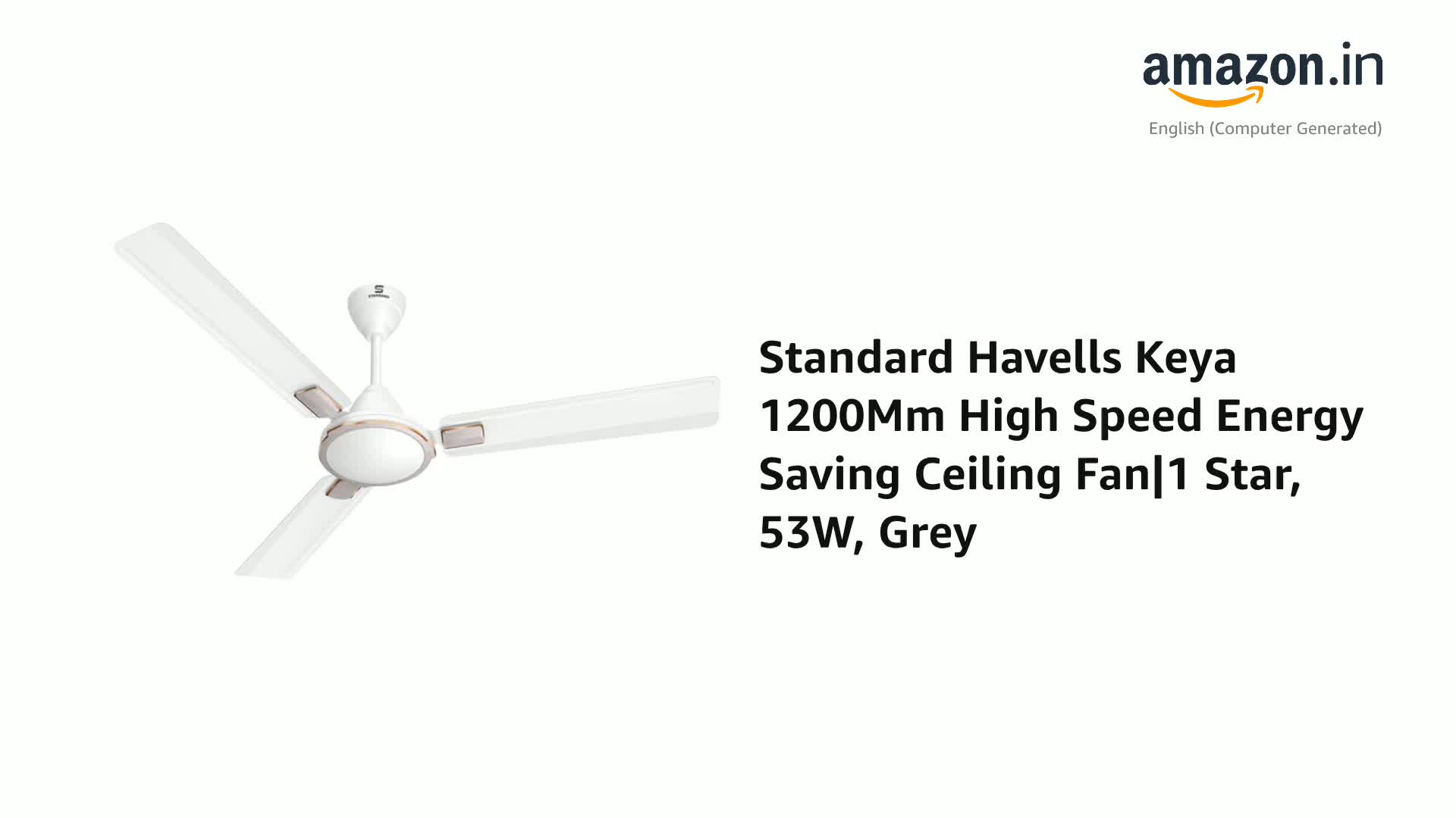 Buy Standard Havells Keya 1200Mm High Speed Energy Saving