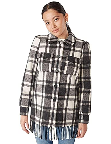 Naf Naf AGIGI M1, Ecru/Noir Motif, 42 para Mujer