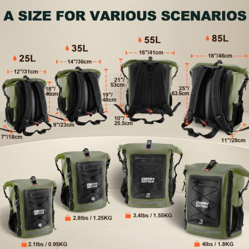 OSAH DRYPAK 35L/55L/85L Backpack
