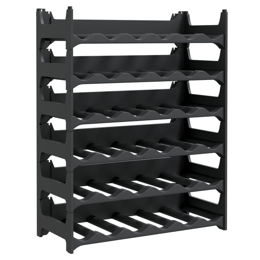 Rantry Flaschenregal für 36 Flaschen, stapelbar, Flaschenregal, Weinregal, Schrank, Küche, Speisekammer, Zuhause, Lagerung, Weinschrank, Präsentationsständer