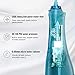 HAUEA Water Flosser, Portable Cordless Rechargeable Dental Oral Irrigator, with 6 Interchangeable Jet Tips IPX7 Waterproof with 320ML Water Tank for Teeth Brace & Bridges Care (White)