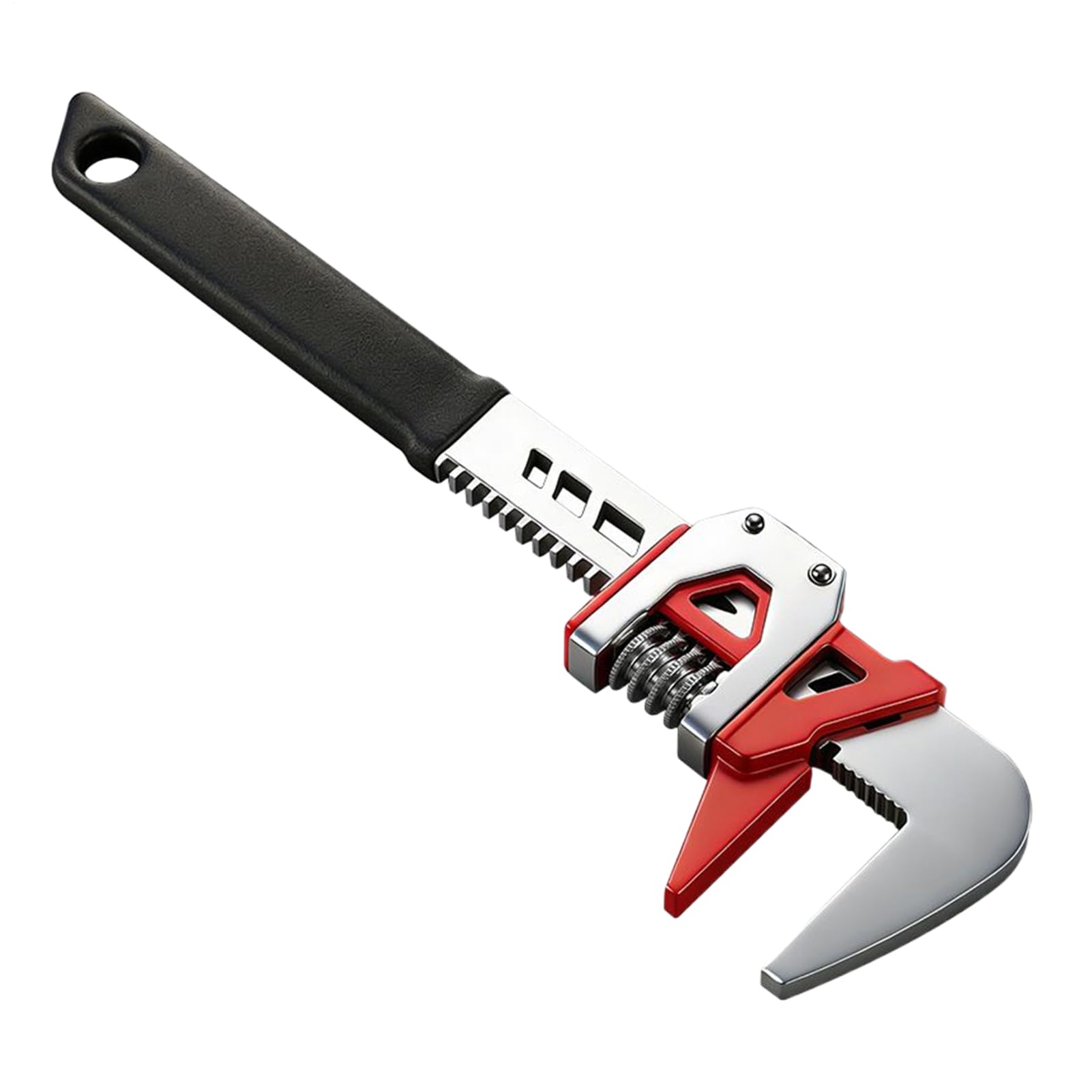 Genérico Gran Llave Ajustable | Llave Inglesa Ancha Y Regulable | Herramienta para Fontanero con Mango Largo | Para Fontanería Electricista Mecánica Y Reformas Del Hogar