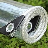 Aplicaciones versátiles: nuestra lona impermeable es ideal para varios usos, incluyendo cubiertas de invernadero, toldos de tienda de campaña, cortinas al aire libre y fundas protectoras. Perfecto para granjas, balcones, techos, piscinas, macetas, garajes, almacenes, centros comerciales, parques, restaurantes, pabellones y patios. Disfruta de una protección fiable y funcionalidad en cualquier entorno.