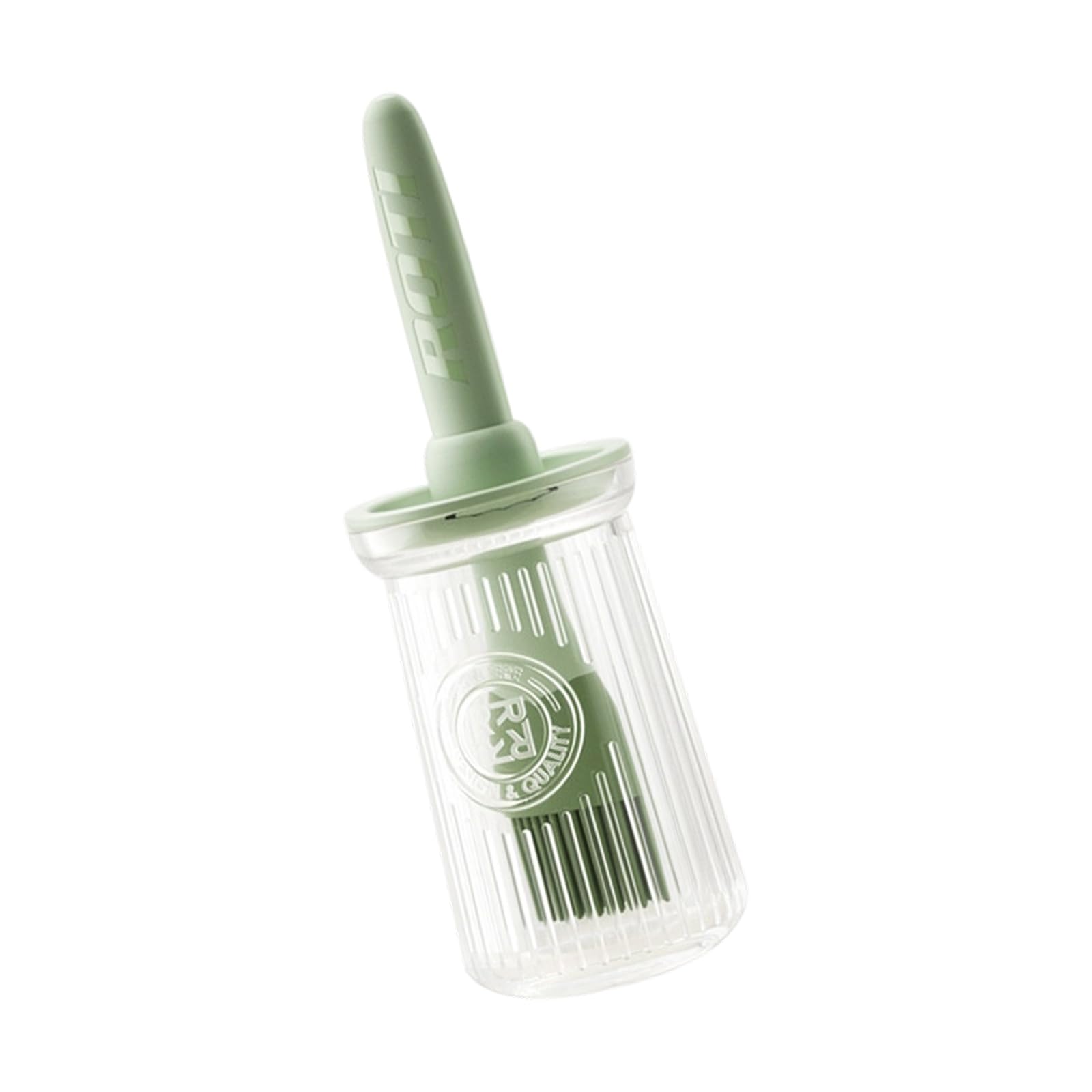 Piceioep Temperatures Resistant Silicone Oil Brush and Bottle Set Ergonomic Handle for Cooking Baking Grilling High Temperatures Resistant Silicone Oil Brush Bottle