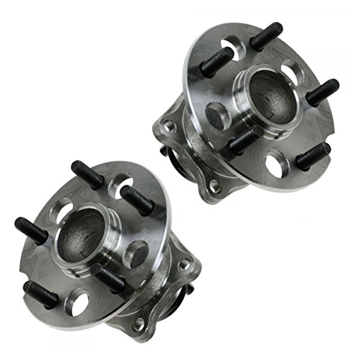 Image of TRQ Rear Left and Right Wheel Bearing and Hub Assembly Set 2 Piece Compatible with 2004-2010 Toyota Sienna Front Wheel Drive