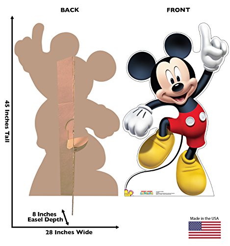 Image of Cardboard People Mickey Dance Life Size Cardboard Cutout Standup - Disney's Mickey Mouse Clubhouse