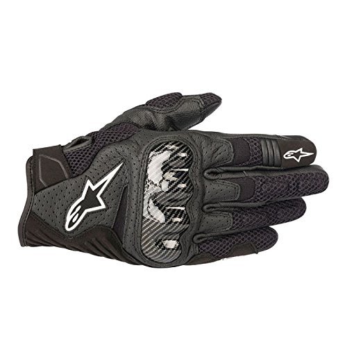 Alpinestars Men's Smx-1 Air V2 Motorcycle Riding Glove, Black, Large #TOP1