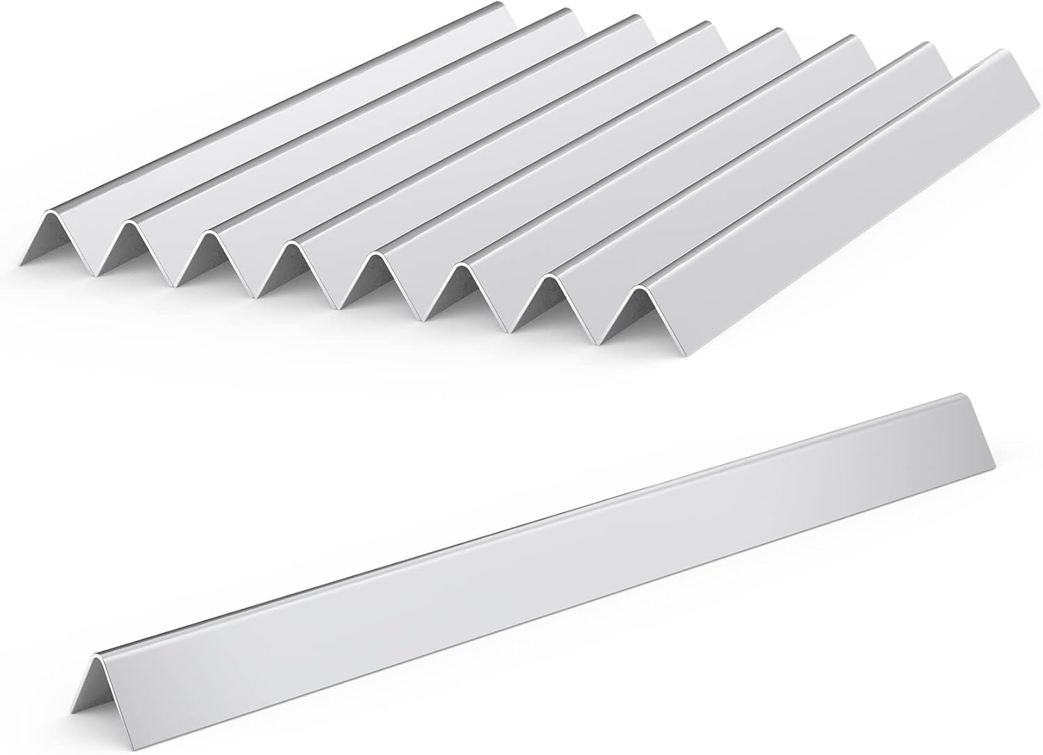 Stanbroil 18 Inch Flavorizer Bars for Weber Summit 400 Series - Stainless Steel Hot Plate for Weber Summit E/S 420 Gas Grills without a Smoker Box - Replacement Parts for Weber 67669, 9 PCS