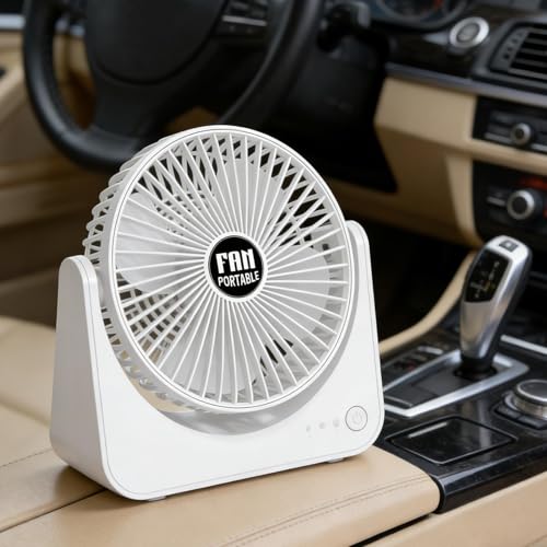 Ventilateur de camping rechargeable et ventilateur de table compact - 7