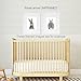Designs by Maria Inc. Baby Nursery Wall Decor Art - Set of 2 (UNFRAMED) Wall Artwork 8x10 Baby Bunny Front and Back Photographic Print