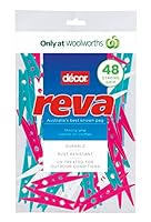 Decor Reva Pegs 48-Piece, Assorted