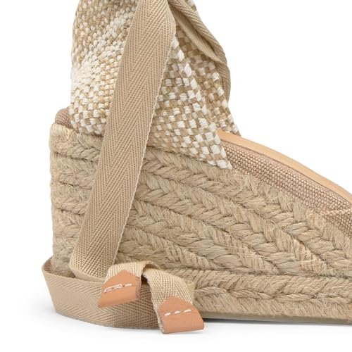 Image of Castaner | Espadrille with Wedge Carina Made in Canvas 7 cm | Woman