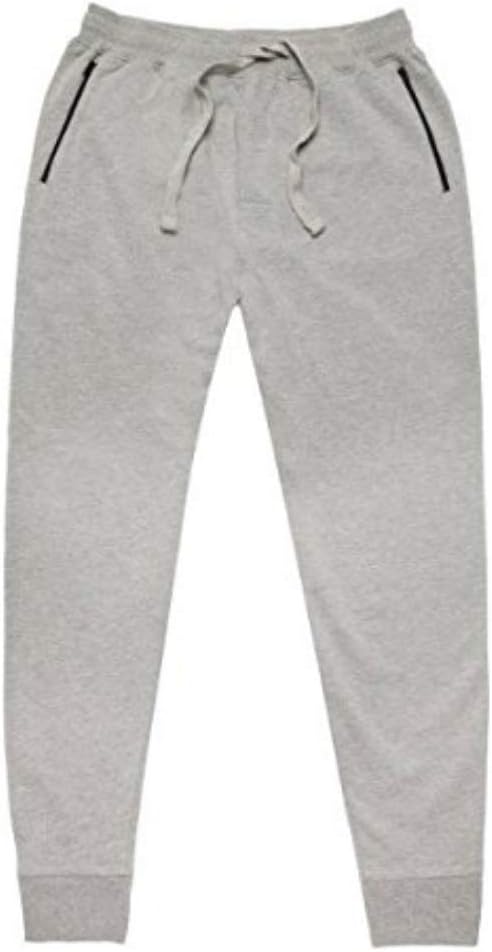 Basic Outfitters Menโs Fleece Drawstring Sweatpants Jogger for Men โ Activewear with Zipper Pockets, Drawstring Waistband