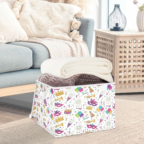 Panier de rangement pliable en tissu de qualité supérieure - 6