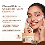 MAMAEARTH Chia Hydra-Calm Face Pack with Chia Seed & Ceramides for Intense Hydration & Skin Barrier Repair – 7.05 Oz (200g) | Soothes, Nourishes & Refreshes Dull Skin | For Men & Women - Image 3