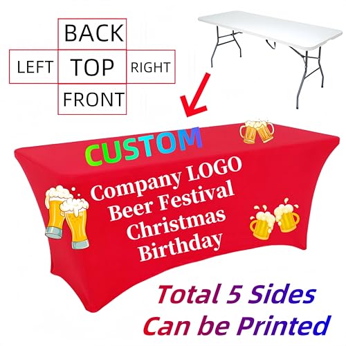 Nappe de table pour salons et événements avec impression logo de haute précision - 3