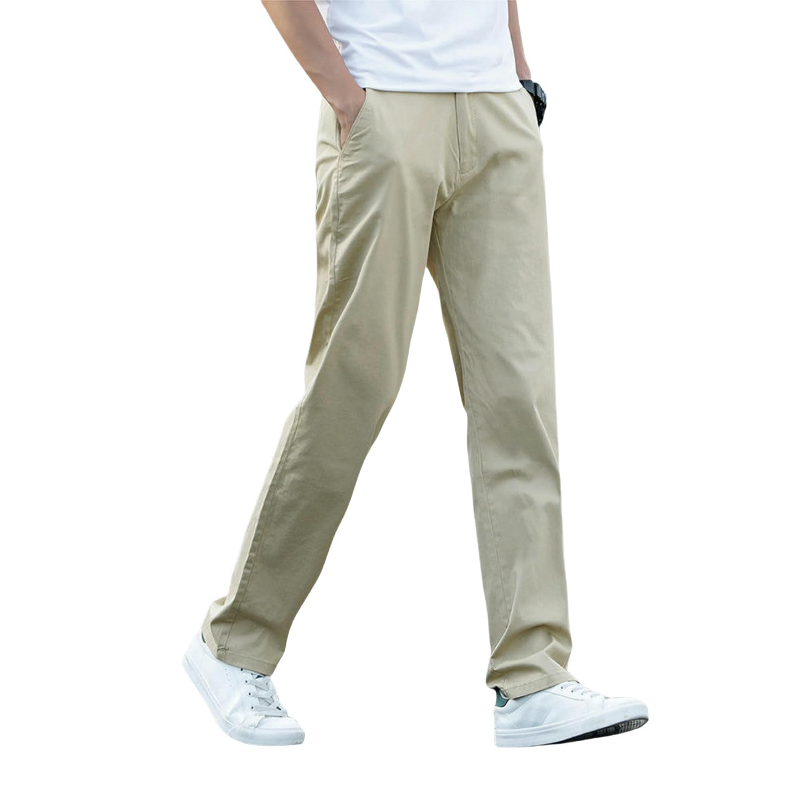 Pantalon d'été ample en coton pour homme souffrant de chaleur - 8