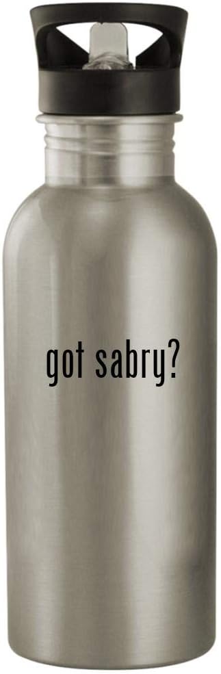 got sabry? - 20oz Stainless Steel Water Bottle, Silver
