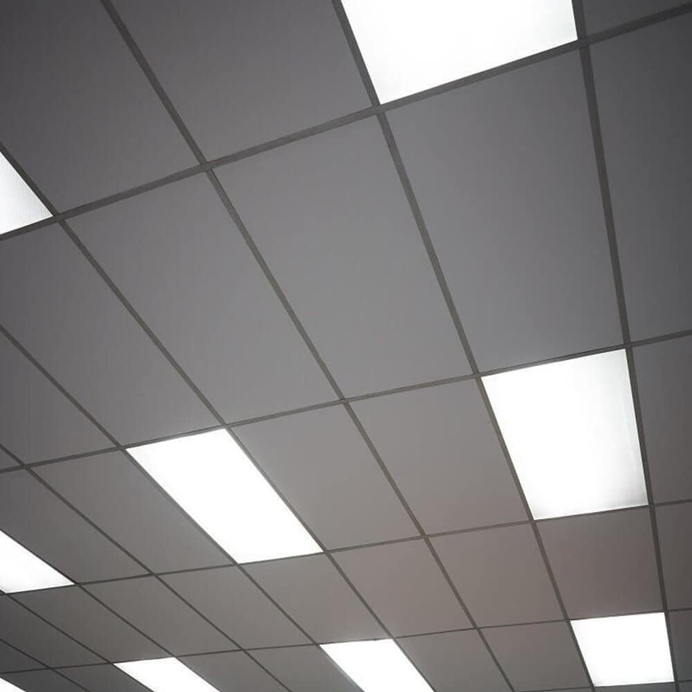 FactorLED Pack 2x Panel LED 120x60 80W, 2 unidades Lampara LED para Falso Techo, Driver Certa PHILIPS Placa LED para Techo Técnico, Bajo Consumo, 8500Lm, Marco Blanco (Blanco Neutro)