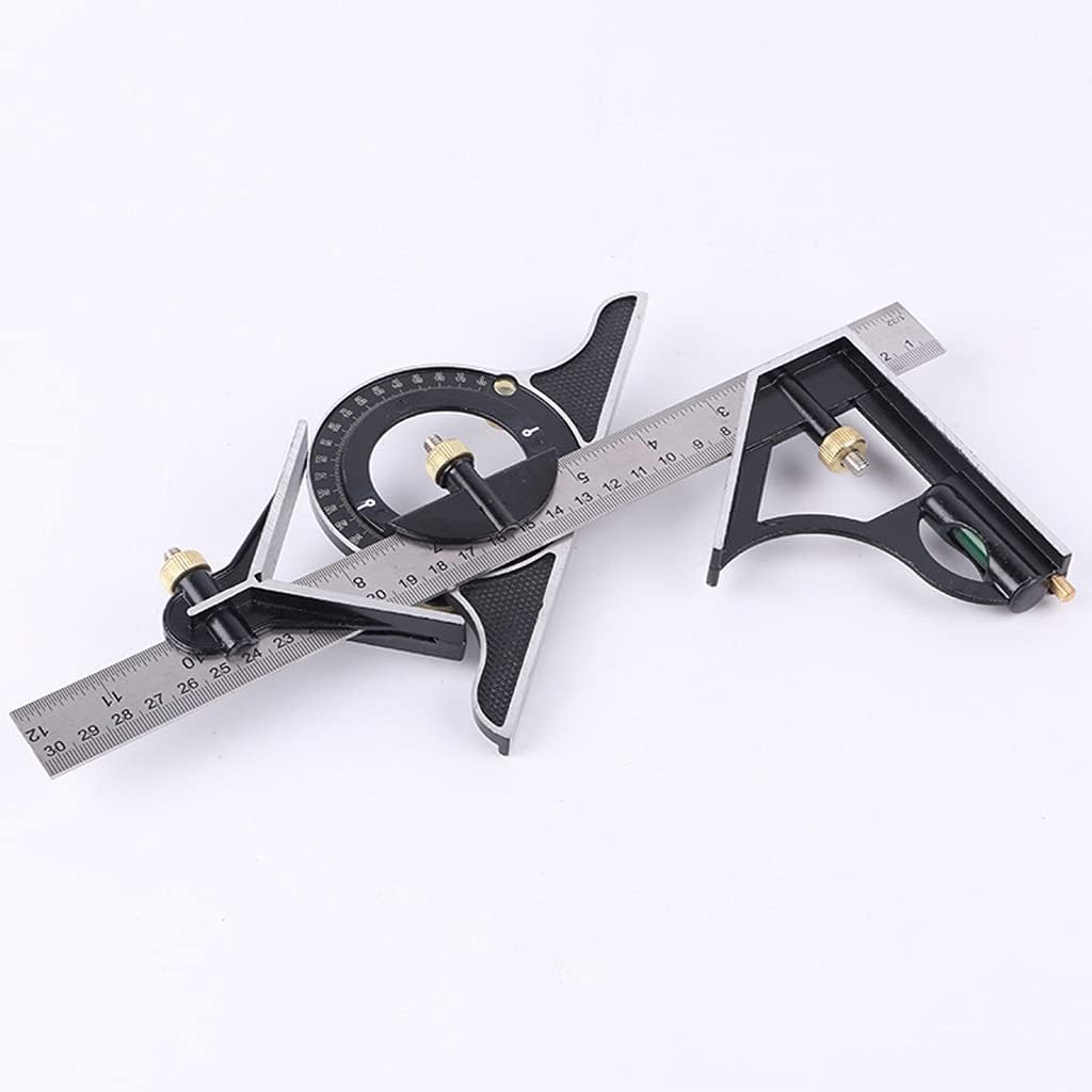 JSEIAJB Multifunctional Combination Square 90 Degree Square Protractor 45 Degree Mobile Angle Ruler Woodworking Ruler