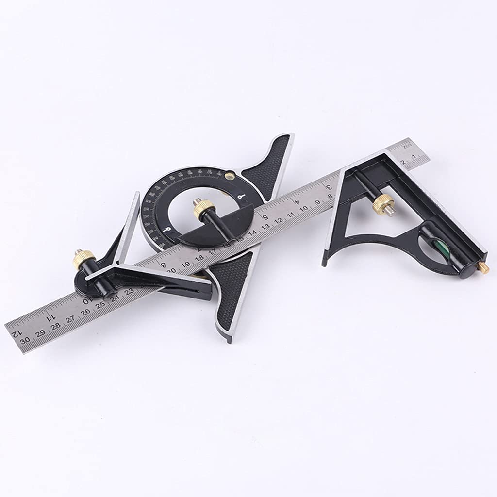 Multifunctional Combination Square 90 Degree Square Protractor 45 Degree Mobile Angle Ruler Woodworking Ruler